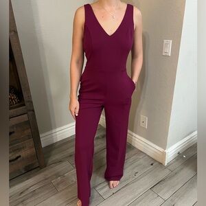 Purple Stylish Jumpsuit
